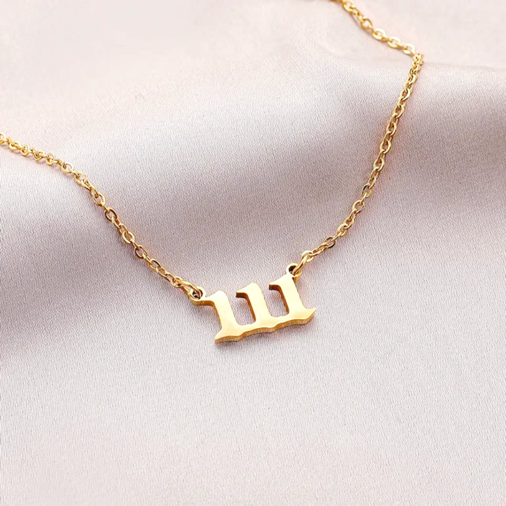 angel number necklaces