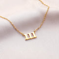 angel number necklaces