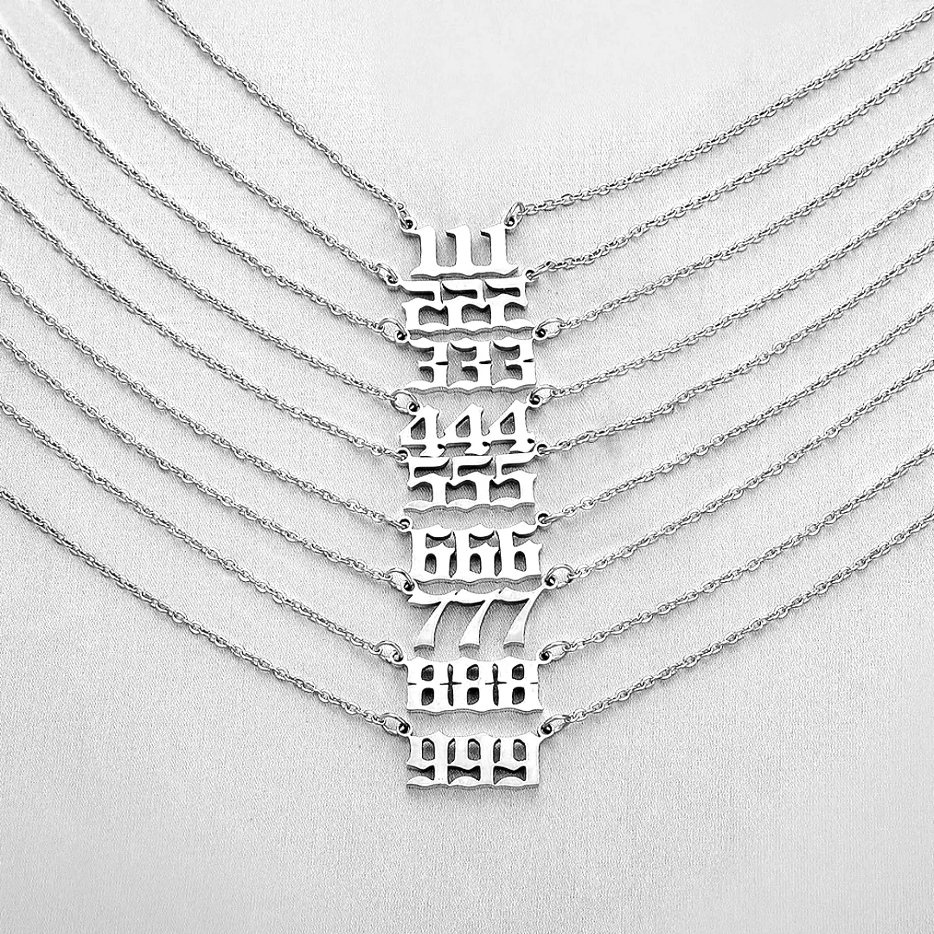 angel number necklaces