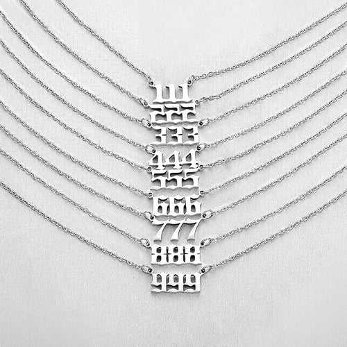 angel number necklaces